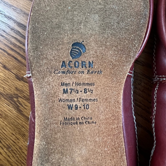 🧦ACORN: Unisex Original Slipper Sock, Gray ragg wool, size 9-10 women’s. - Picture 8 of 10